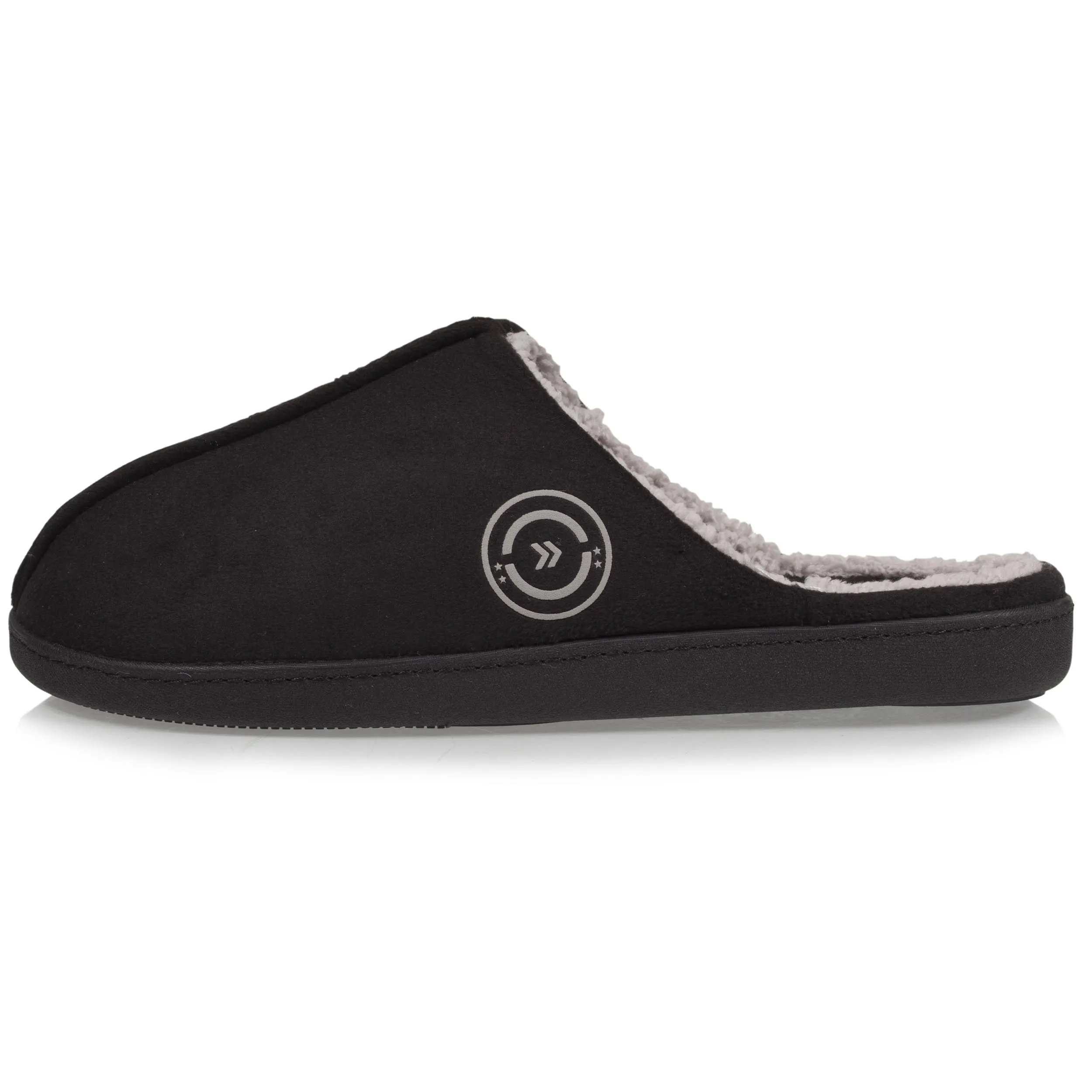 Recycled Men's Black Slippers Mules