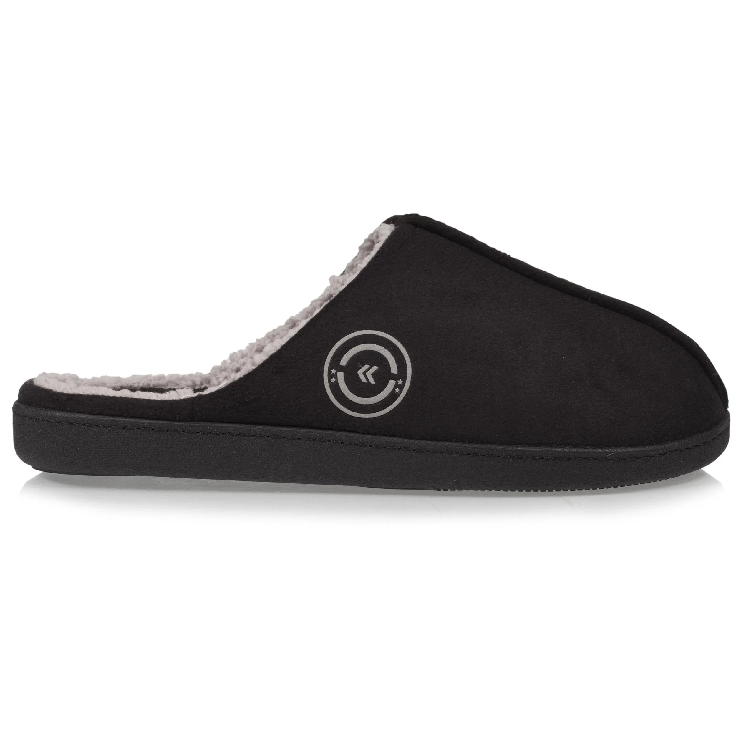 Recycled Men's Black Slippers Mules