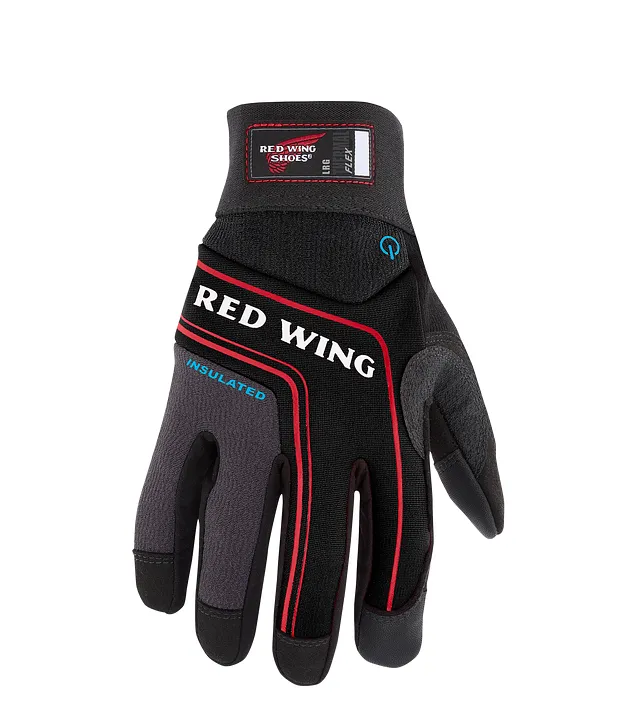 Red Wing Mens Thermal Flex Safety Gloves- Black