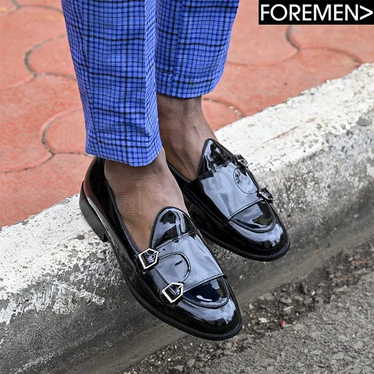 REMY | Patent Leather Monk Loafers