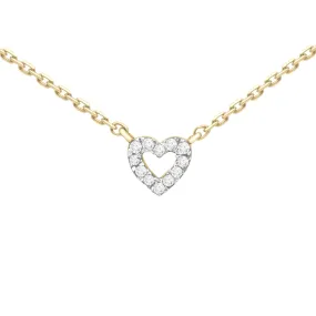 Results: Heart Station Necklace with Diamond - Buy Now