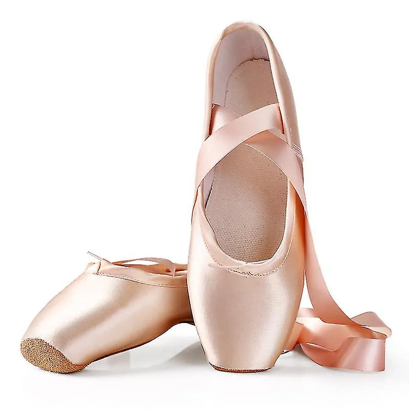 Ribbon ballet pointe shoes for ladies - Best gift