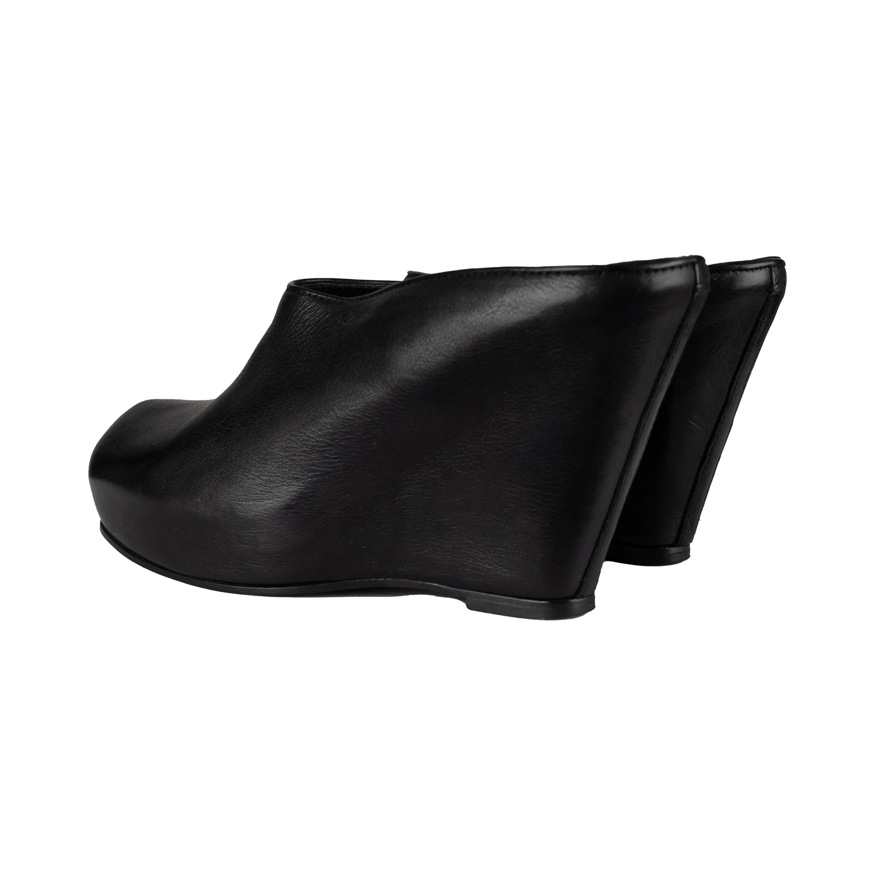 Rick Owens Wedge Mules - 2010s