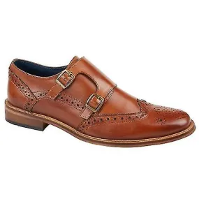 Roamers Leather Double Monk Strap Brogues