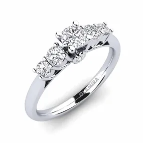 Sadie engagement ring 0.25 carats