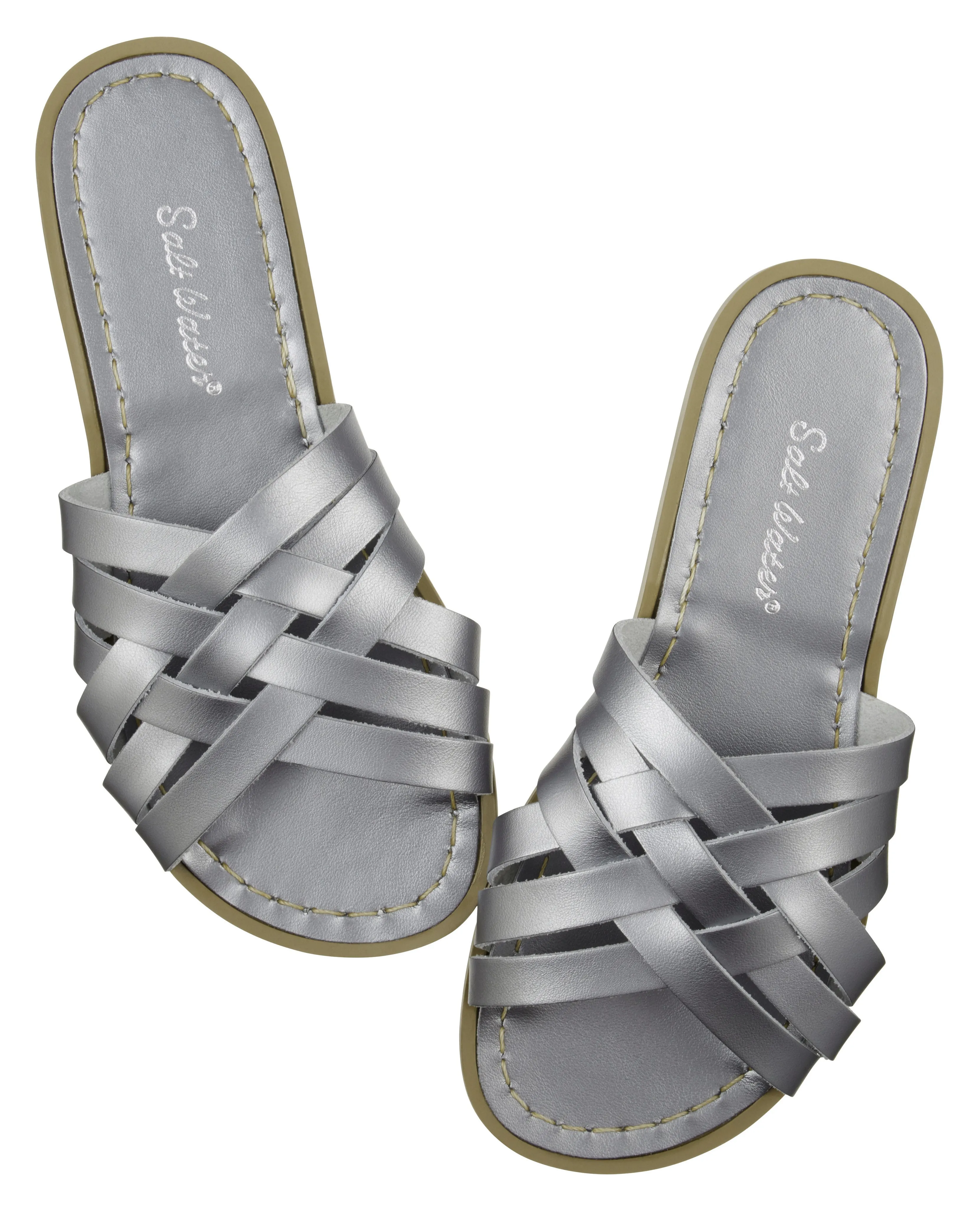 Salt-Water Sandals Retro Slide Pewter - adult