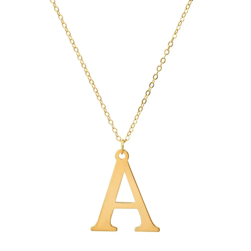 SERIF BOLD INITIAL NECKLACES