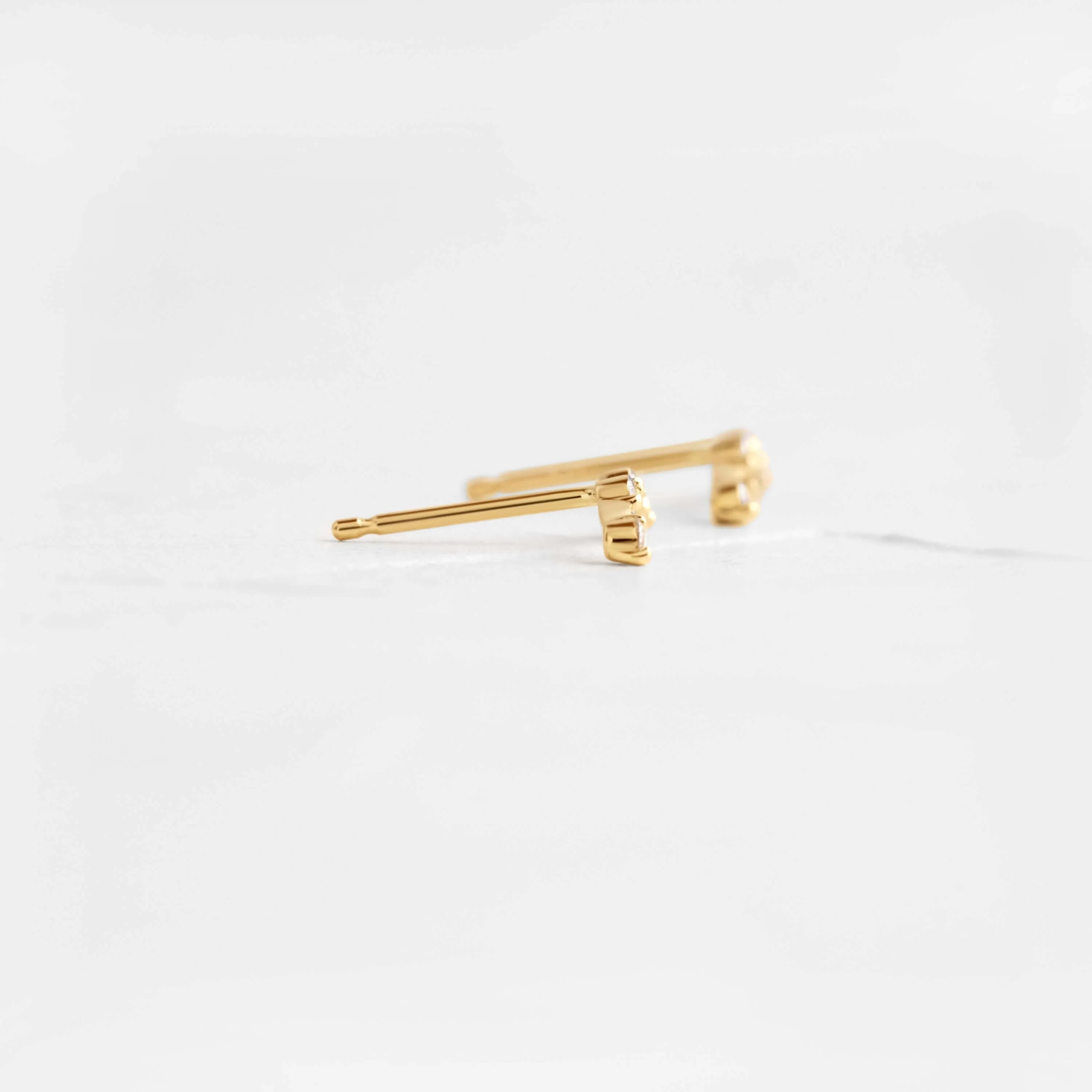 Small Diamond Stud Earrings - Available Now