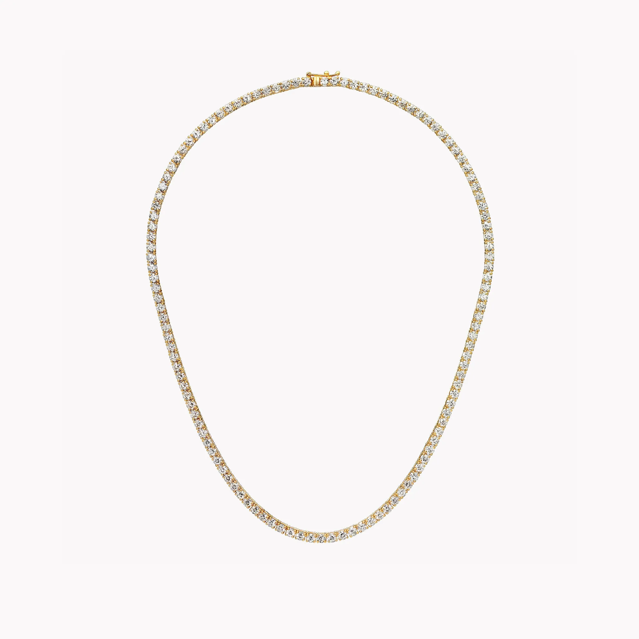 Sparkly Diamond Tennis Necklace - Trendy & Elegant