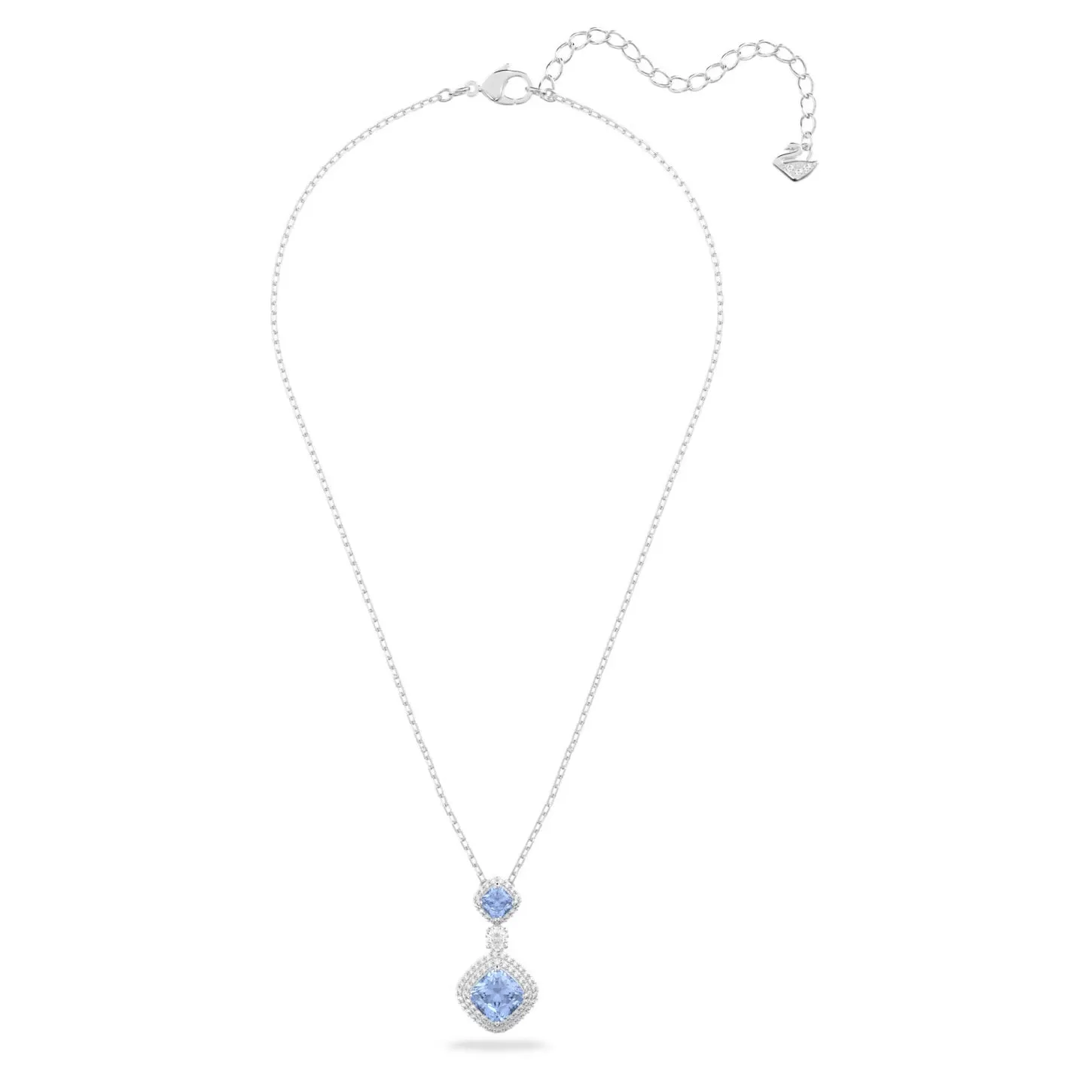 Swarovski Jewelry Angelic Necklace Blue, Rhodium plated - 5559381