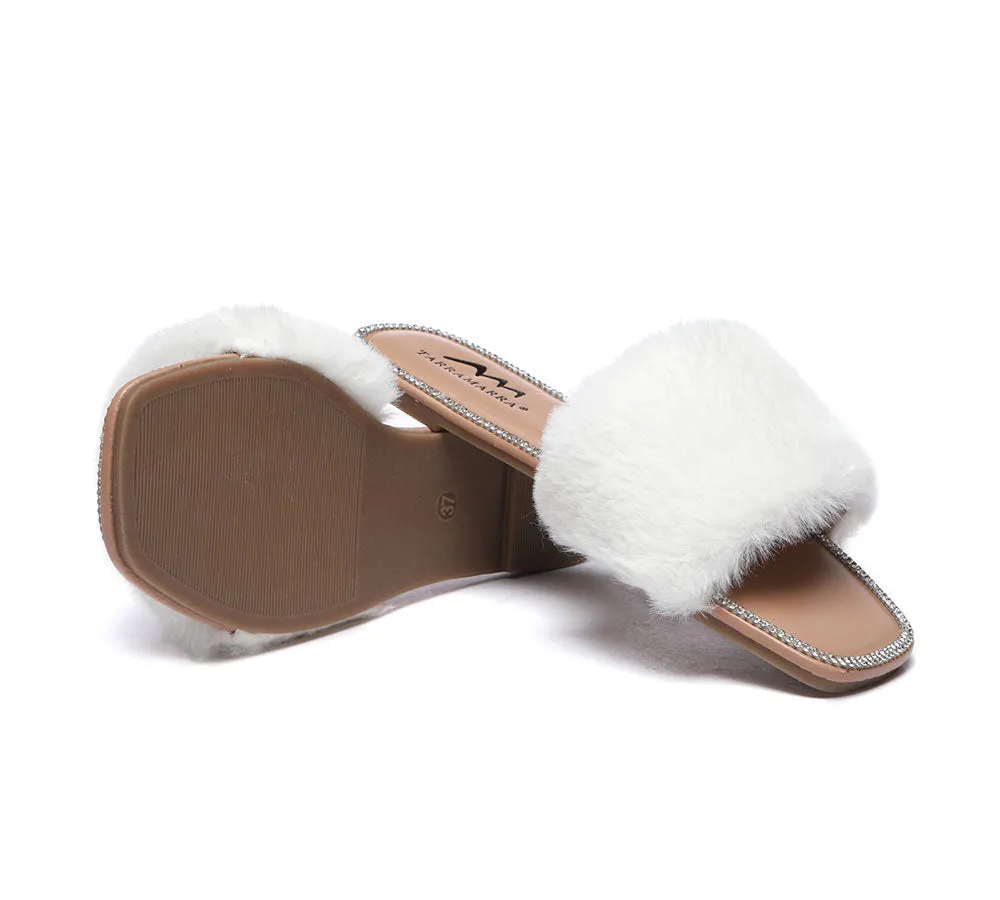 TARRAMARRA Fluffy Diamante Women Sandals