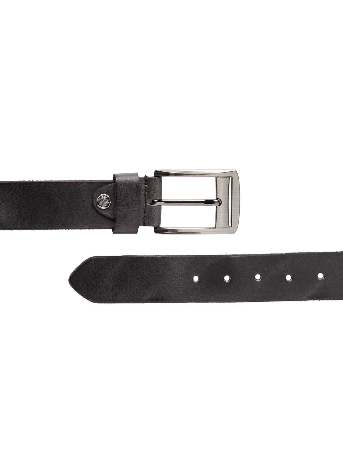 Teakwood Genuine Leather Black Belts