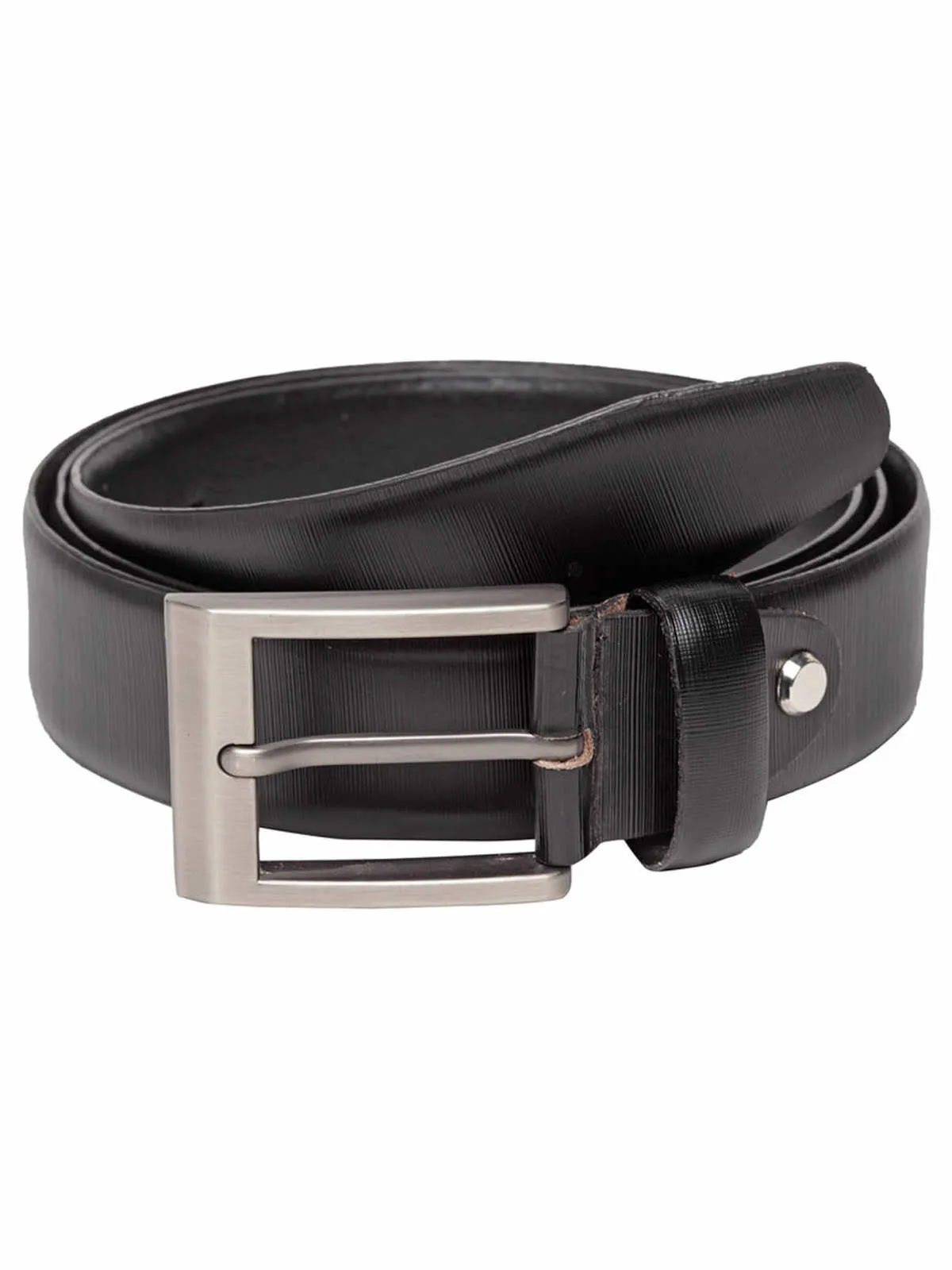 Teakwood Leather Black Belts