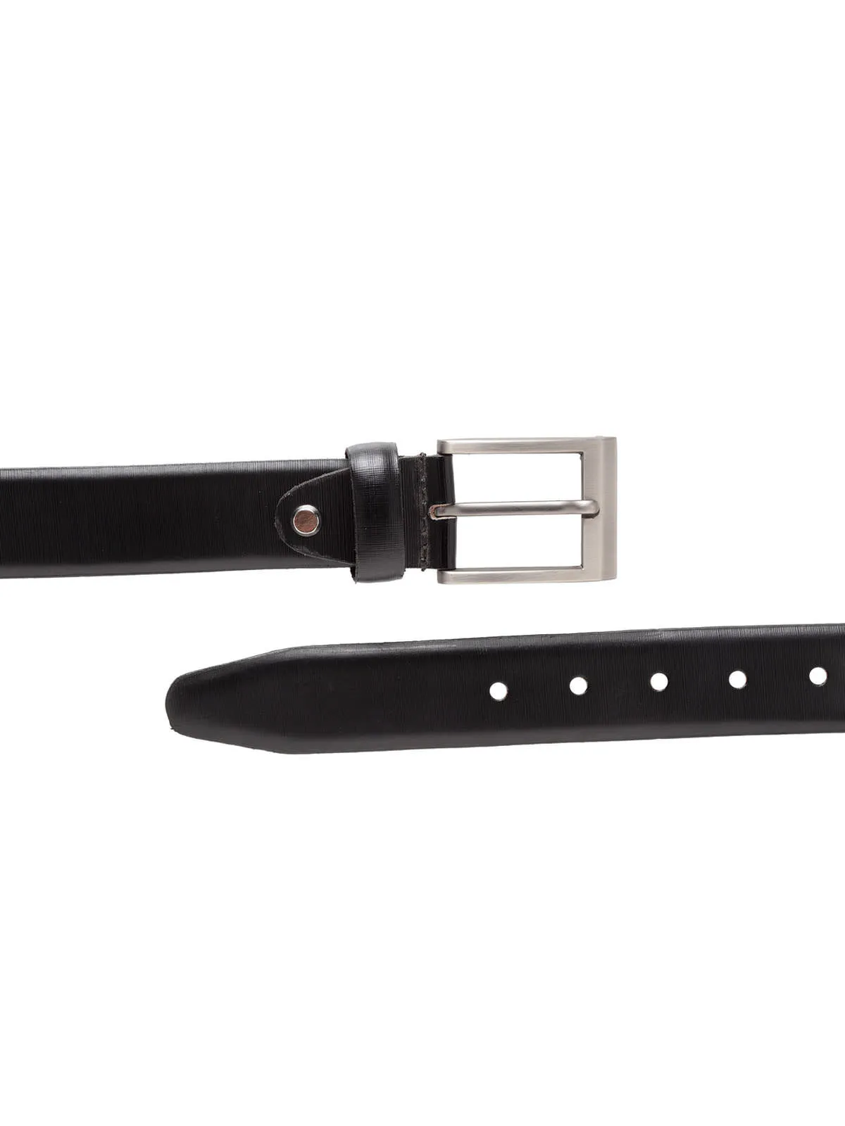 Teakwood Leather Black Belts