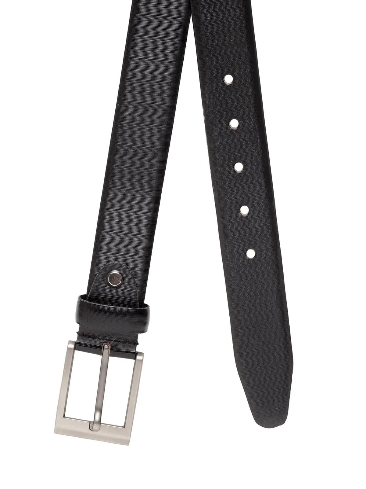 Teakwood Leather Black Belts