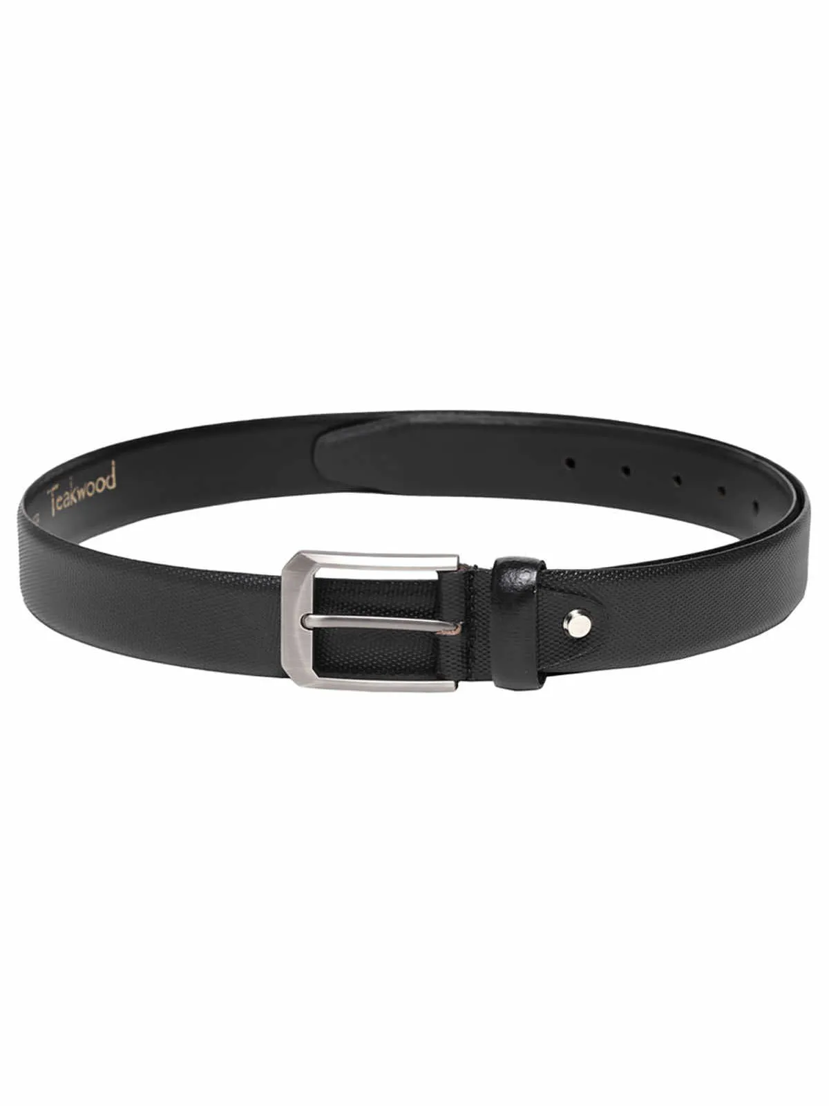 Teakwood Leather Men Black Belts - Clearance sale