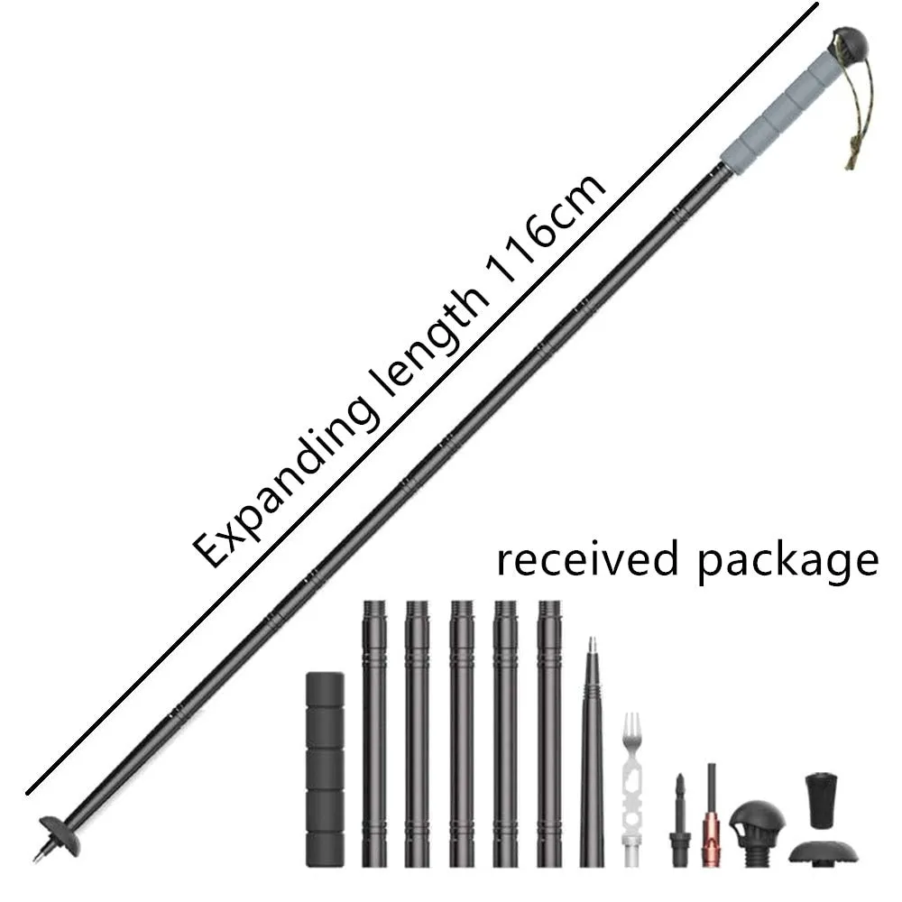 Telescopic Multi-functional Outdoor Sports Pole - Trekking Pole