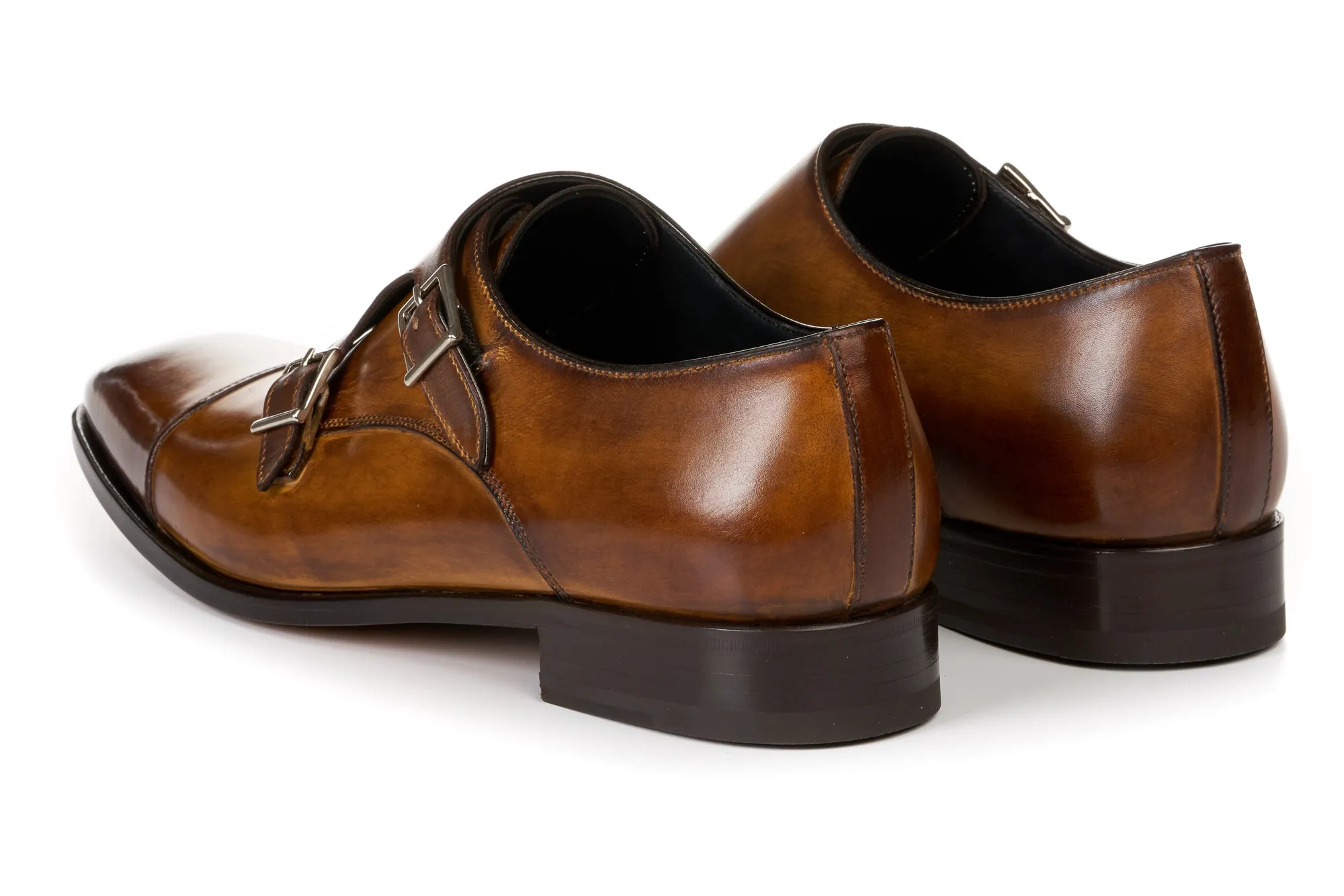 The Burton Double Monk Strap - Tobacco | Buy Now