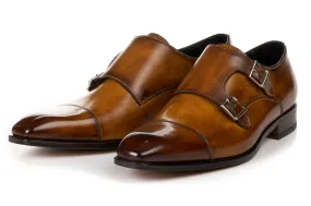 The Burton Double Monk Strap - Tobacco | Buy Now