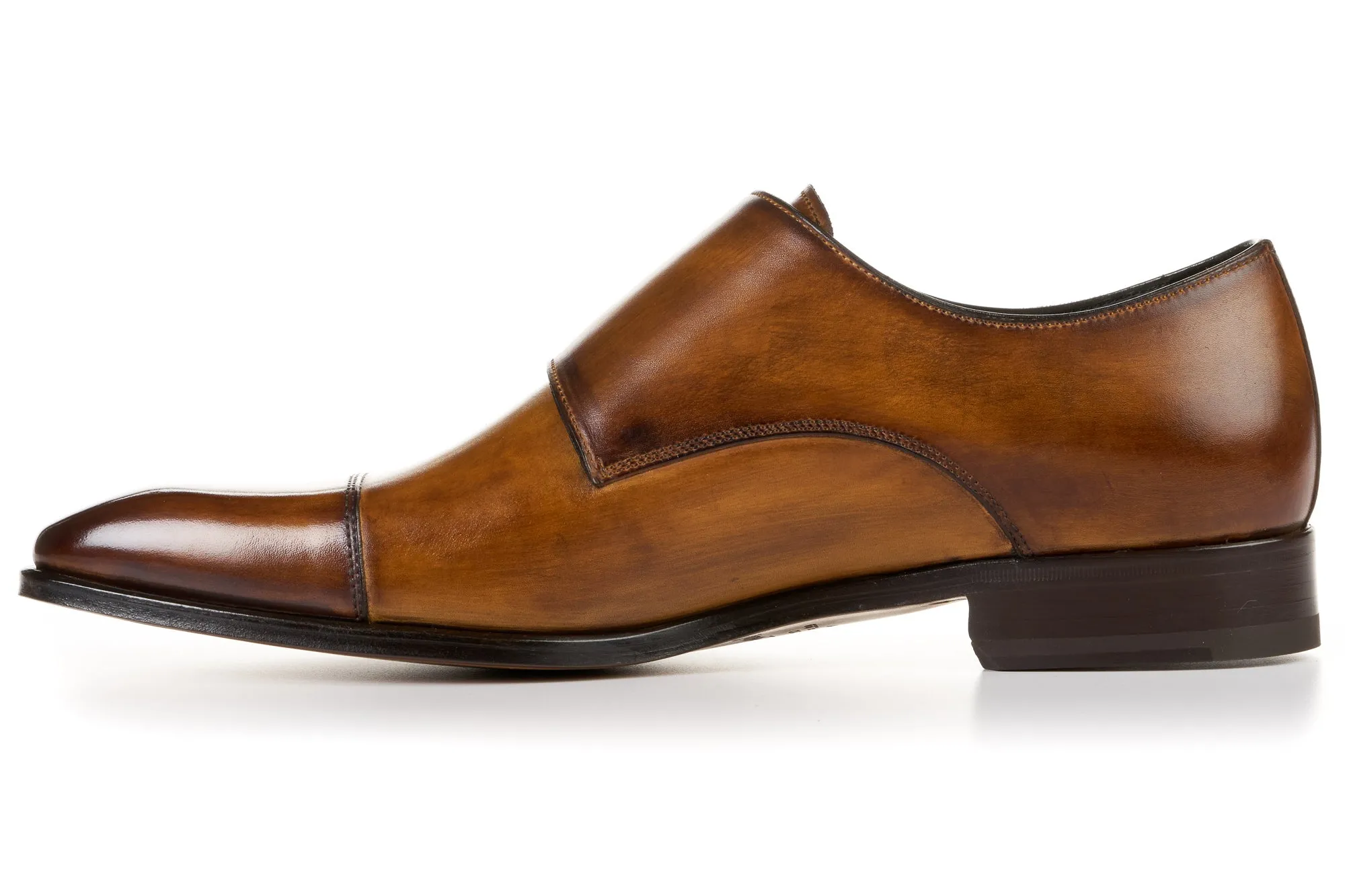 The Burton Double Monk Strap - Tobacco | Buy Now