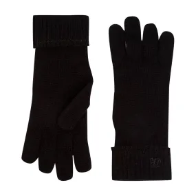 THE KOOPLES Logo Gloves - Black