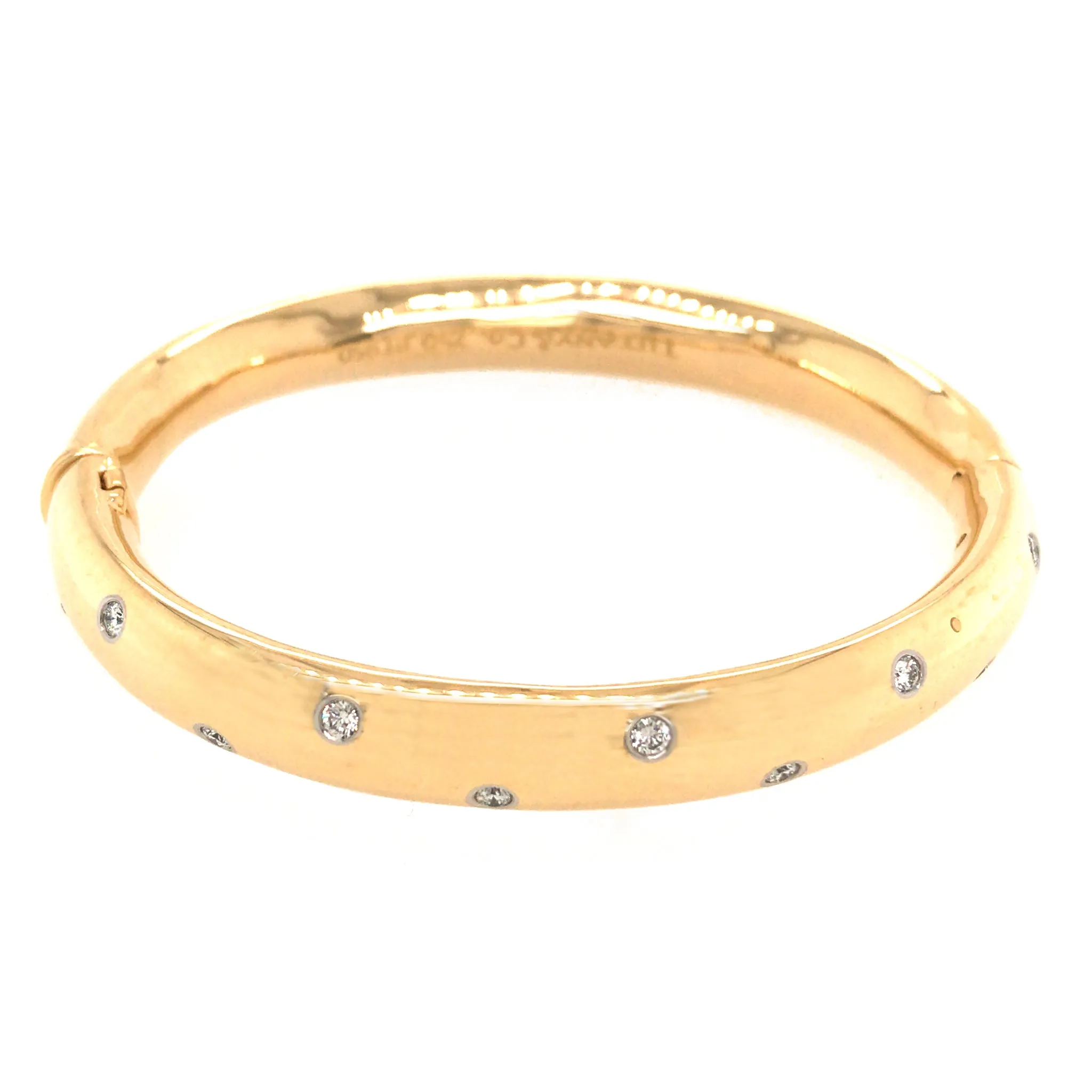 Tiffany & Co. Vintage Bangle Bracelet with Etoile Diamond