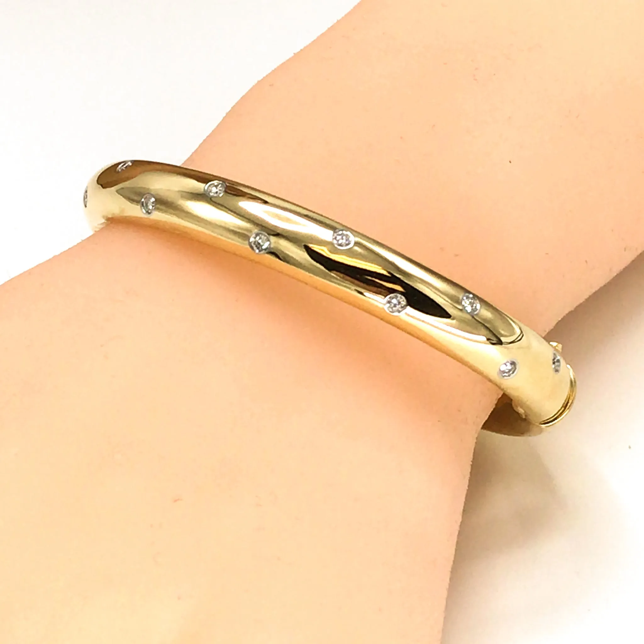 Tiffany & Co. Vintage Bangle Bracelet with Etoile Diamond