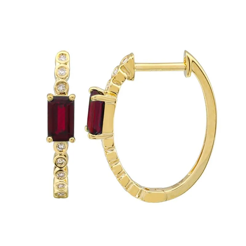 TILLY Diamond Hoop Earrings - Shop Now!