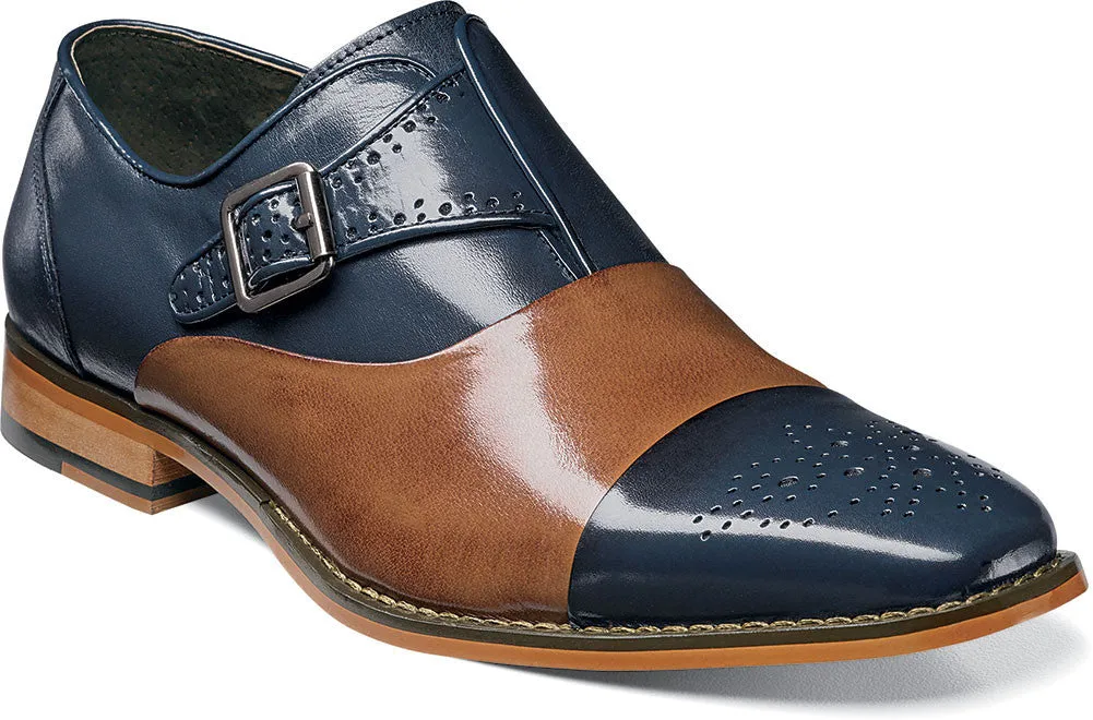 Tipton Cap Toe Monk Strap by Stacy Adams