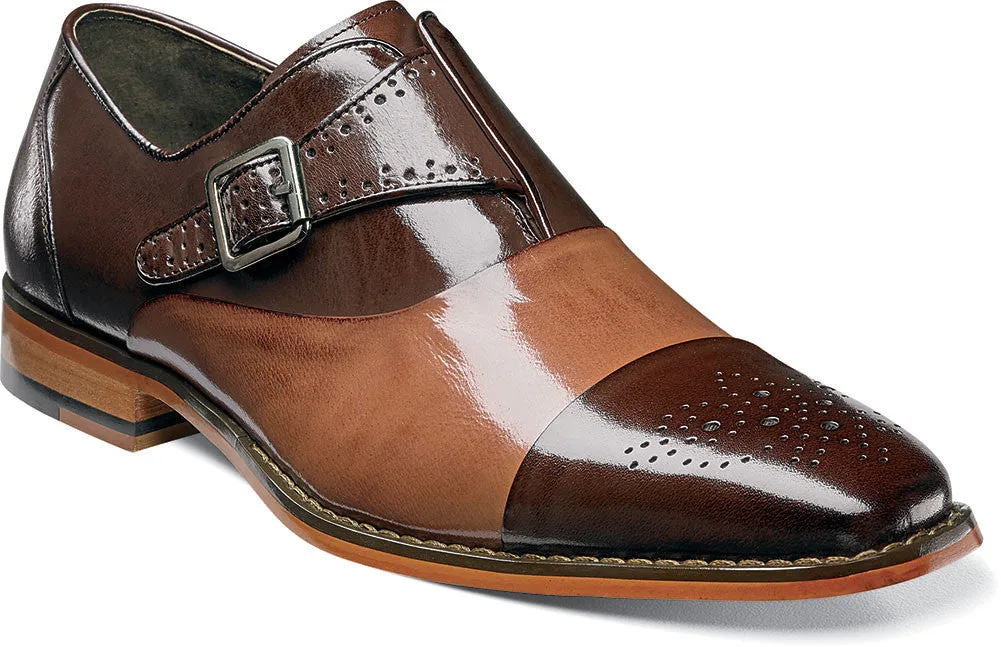 Tipton Cap Toe Monk Strap by Stacy Adams