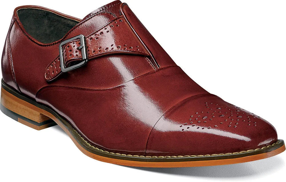 Tipton Cap Toe Monk Strap by Stacy Adams