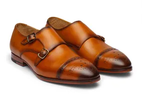 Toe Cap Monk Strap Brogues