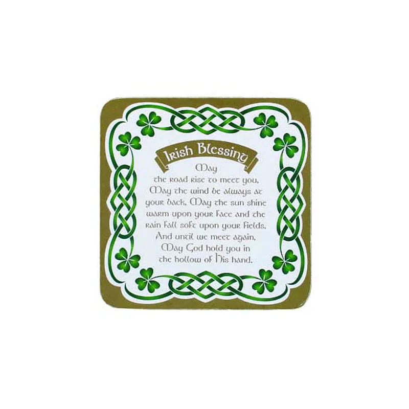 Traditional Irish Blessing Coaster - Irish Blessing Coaster