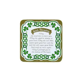 Traditional Irish Blessing Coaster - Irish Blessing Coaster