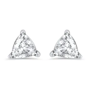 Trillion Diamond Studs - Stunning Collection | Buy Online Now