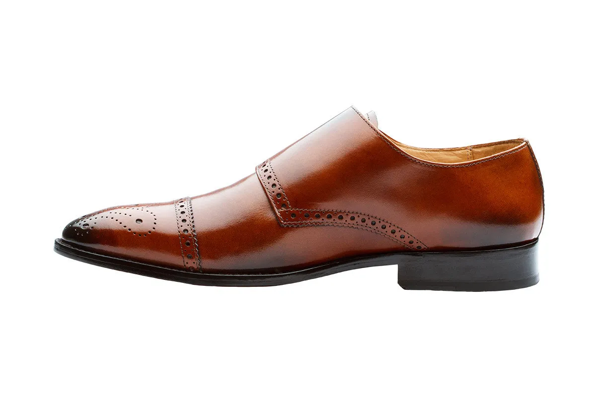 Triple Strap Brogue Monk - Bruno