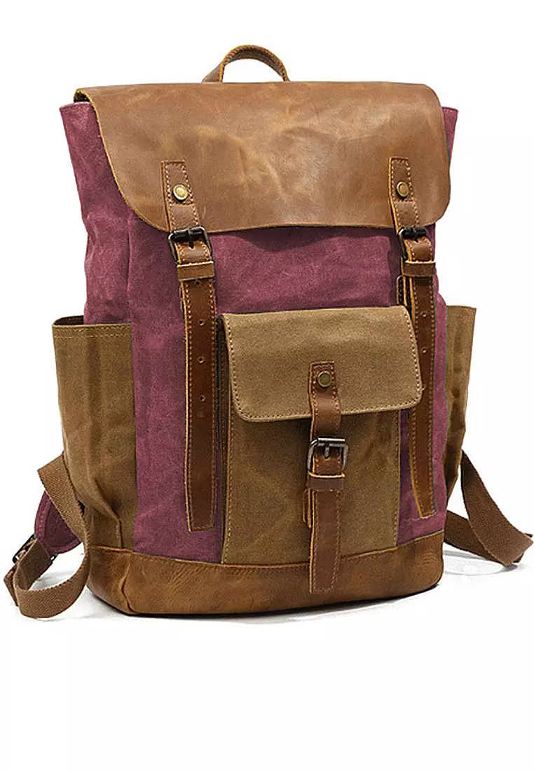 Twenty Eight Shoes VANSA Vintage Wax Canvas Backpacks VBM-Bp3132