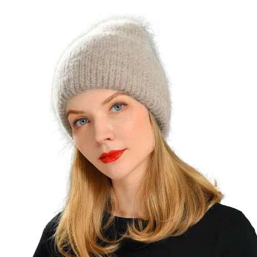 Unisex Casual Cashmere Wool Blend Knitted Hat for Winter and Autumn | Keep Warm Skullies & Beanies