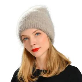 Unisex Casual Cashmere Wool Blend Knitted Hat for Winter and Autumn | Keep Warm Skullies & Beanies