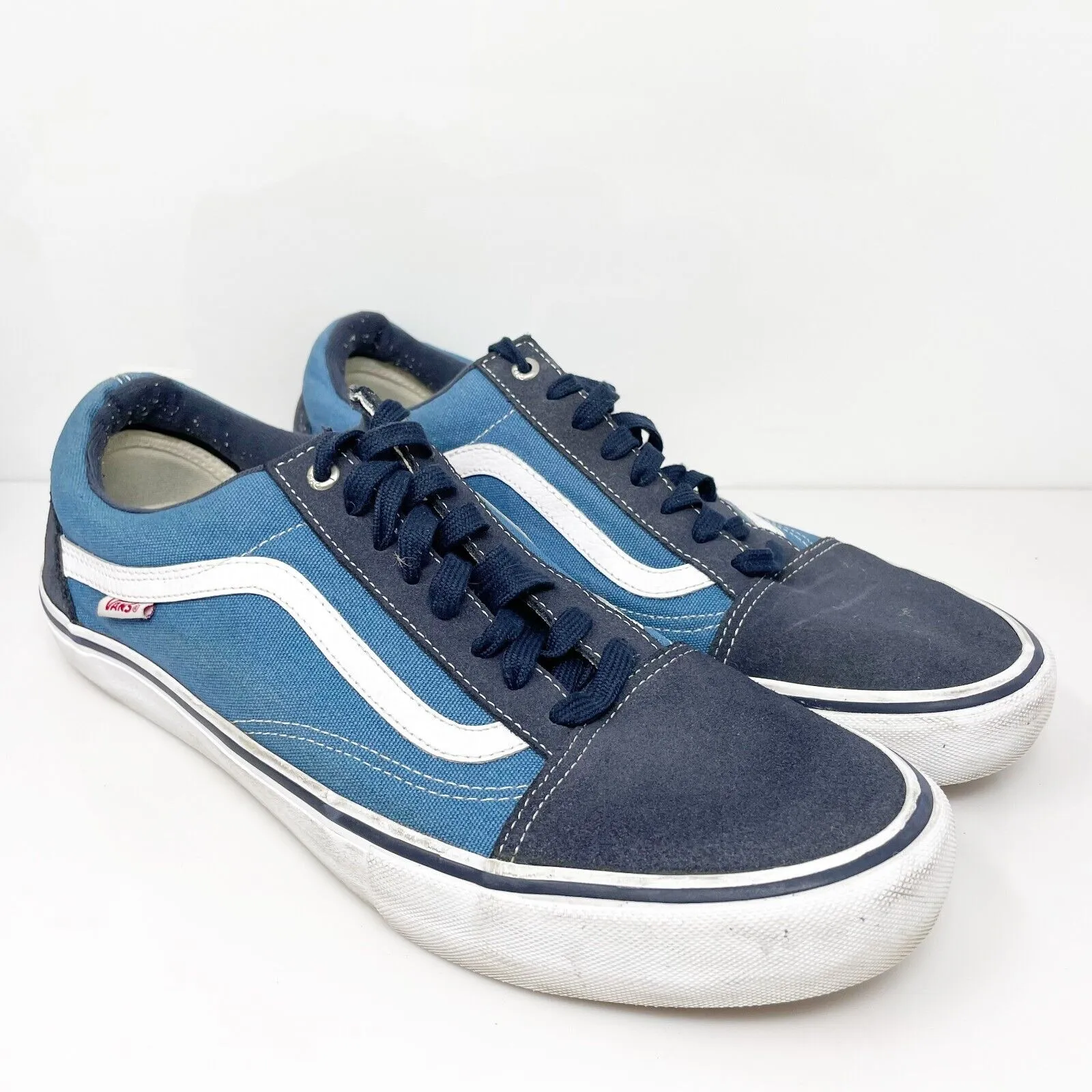 Vans Mens Off The Wall 721454 Blue Casual Shoes Sneakers Size 13