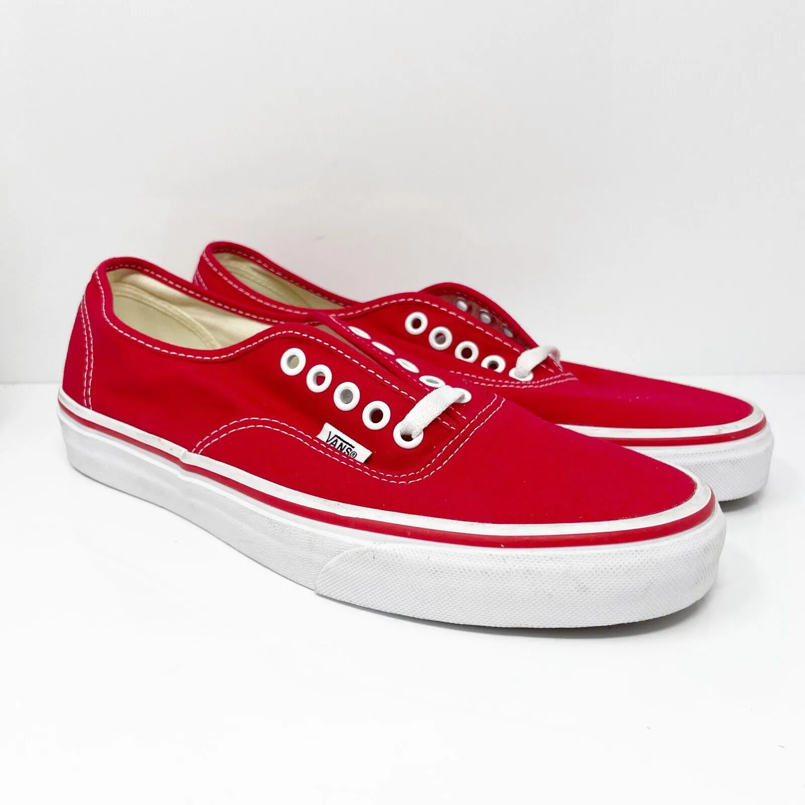 Vans Unisex Off The Wall 721565 Red Casual Shoes Sneakers Size M 9 W 10.5