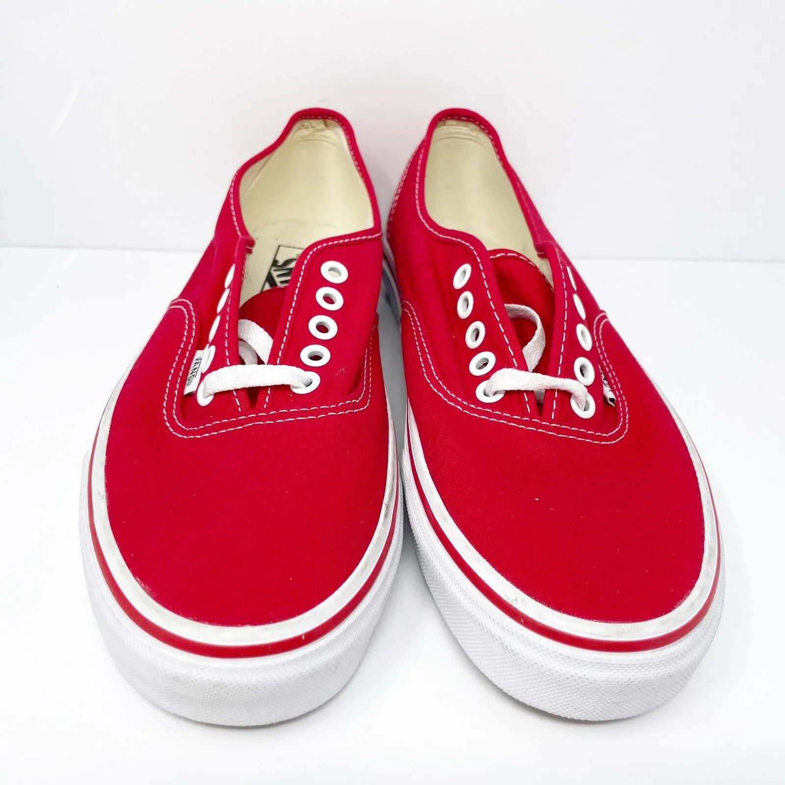 Vans Unisex Off The Wall 721565 Red Casual Shoes Sneakers Size M 9 W 10.5