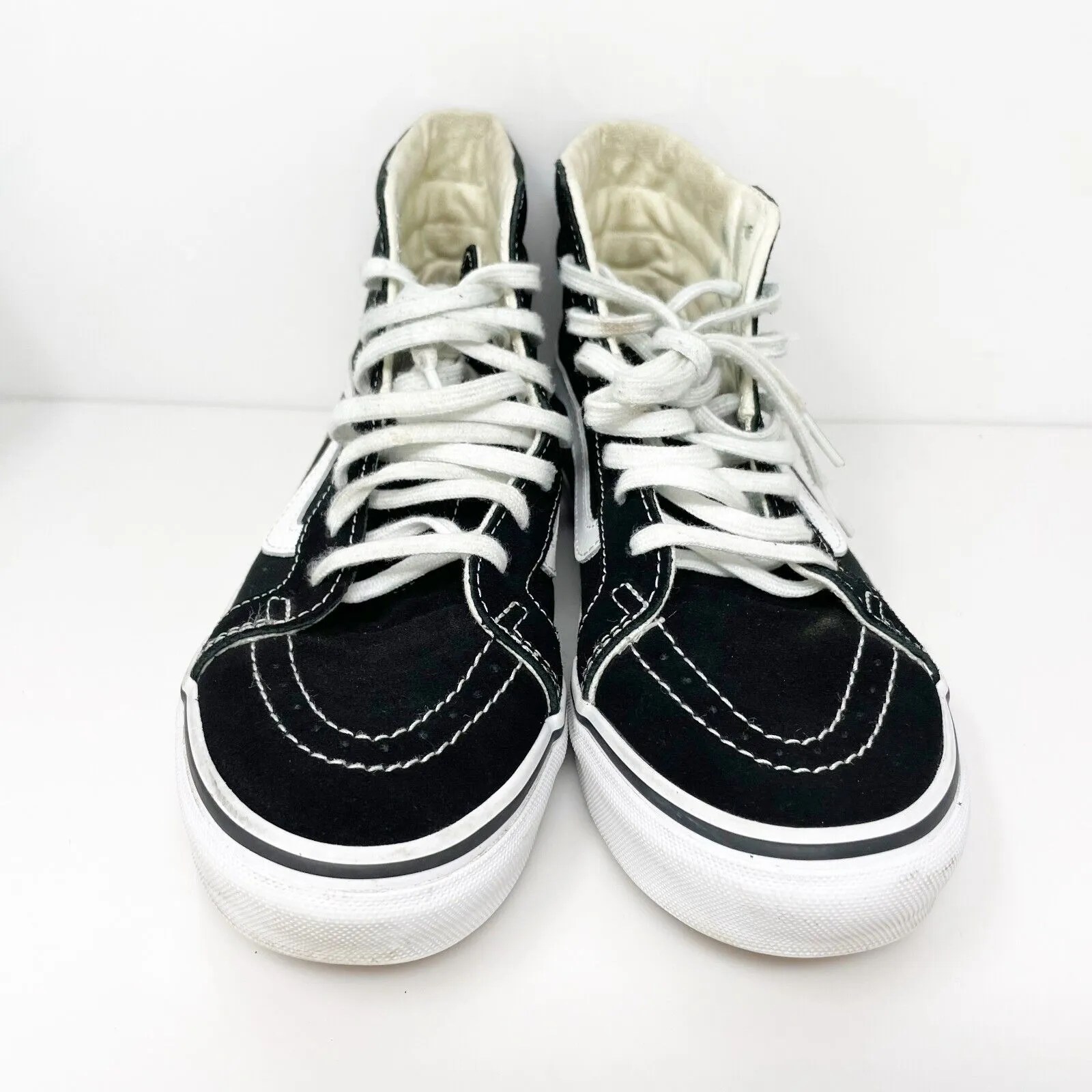 Vans Unisex Sk8 Hi 721356 Black Casual Shoes Sneakers Size M 6 W 7.5