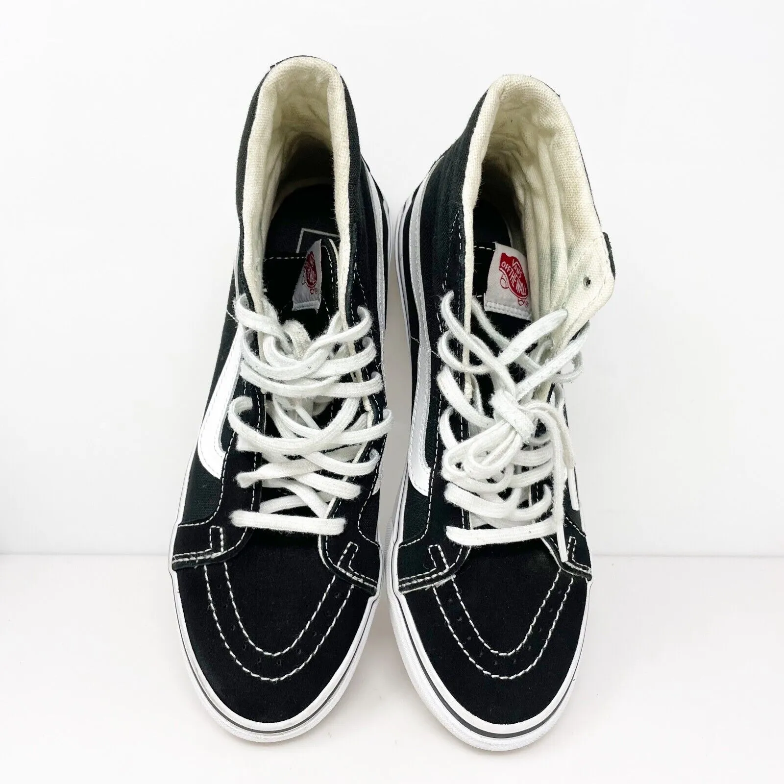 Vans Unisex Sk8 Hi 721356 Black Casual Shoes Sneakers Size M 6 W 7.5