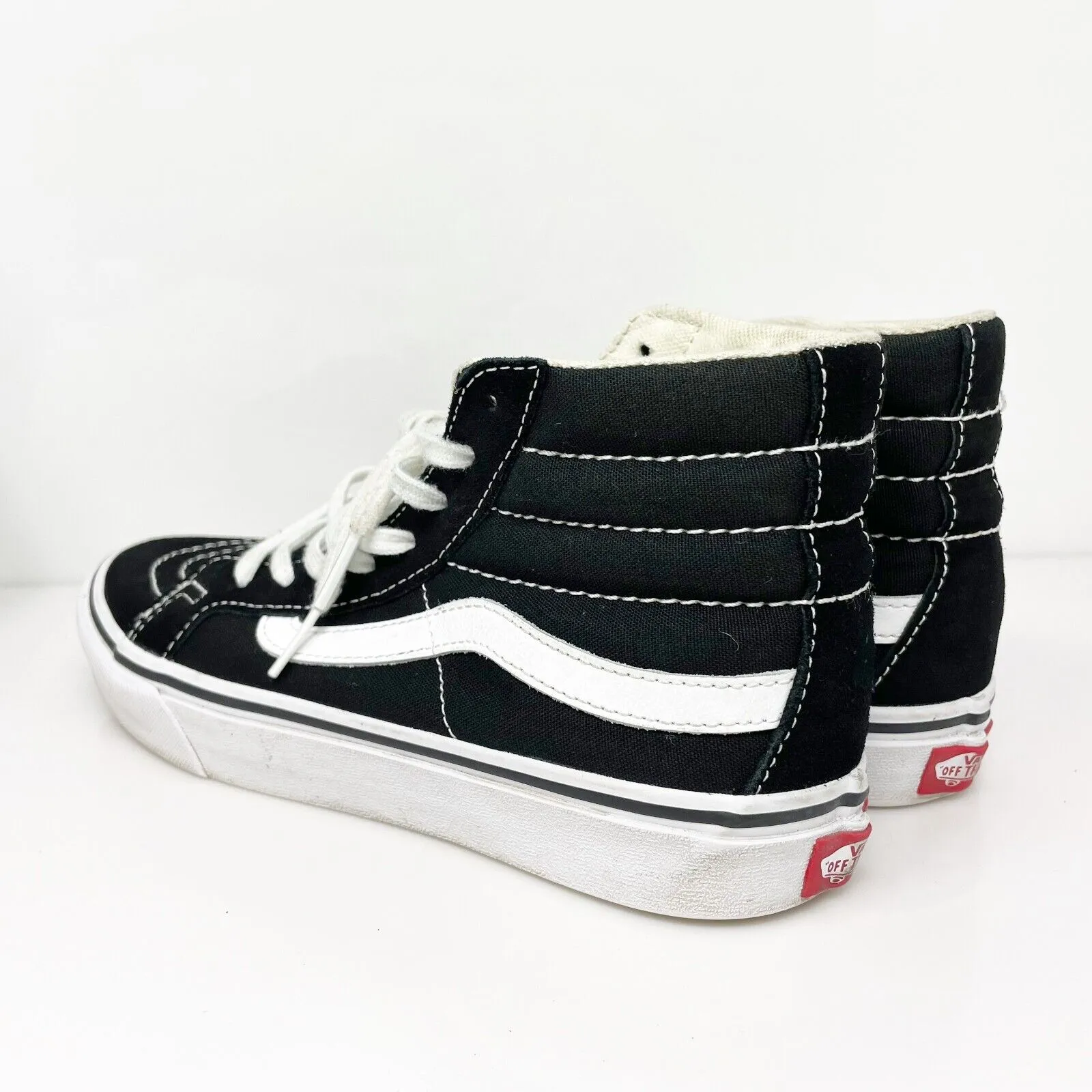 Vans Unisex Sk8 Hi 721356 Black Casual Shoes Sneakers Size M 6 W 7.5