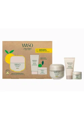 Waso Good Night Recovery Kit for better sleep and skin rejuvenation.