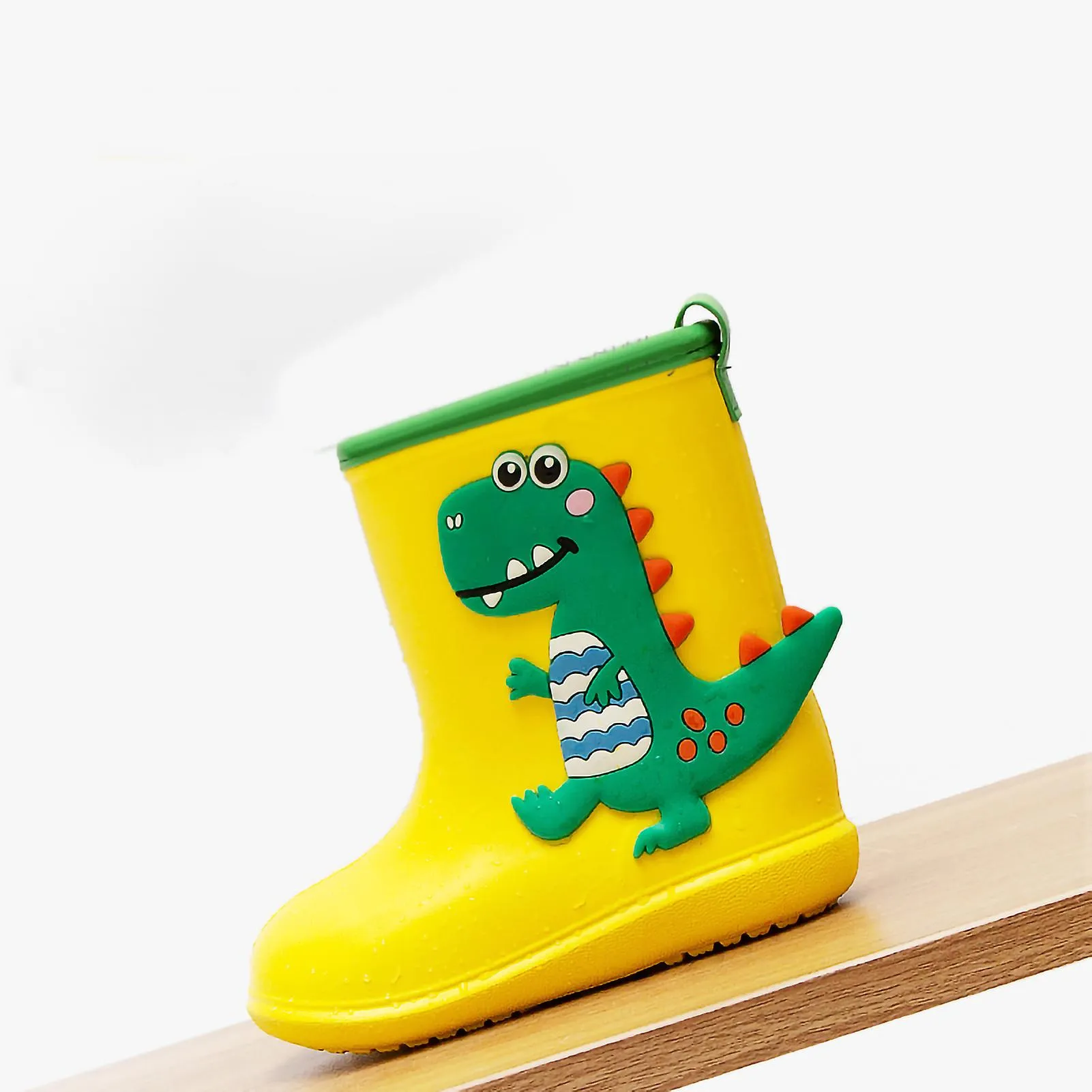 Waterproof Cartoon Pattern Rain Boots for Kids - 16cm / 6.3in, Yellow