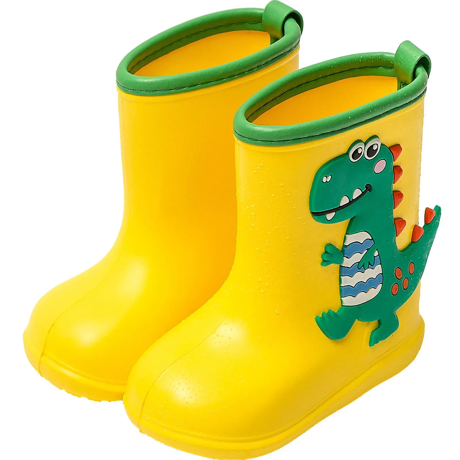 Waterproof Cartoon Pattern Rain Boots for Kids - 16cm / 6.3in, Yellow