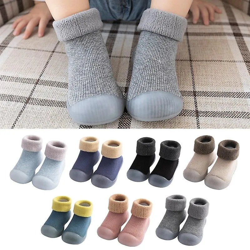 Winter Warm Thickened Baby Toddler Boots – Boys Girls Indoor Shoes