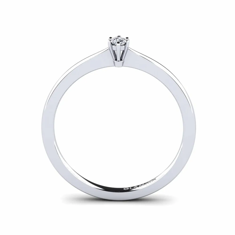 Woman's Bridal Rise Ring 0.05 Carat